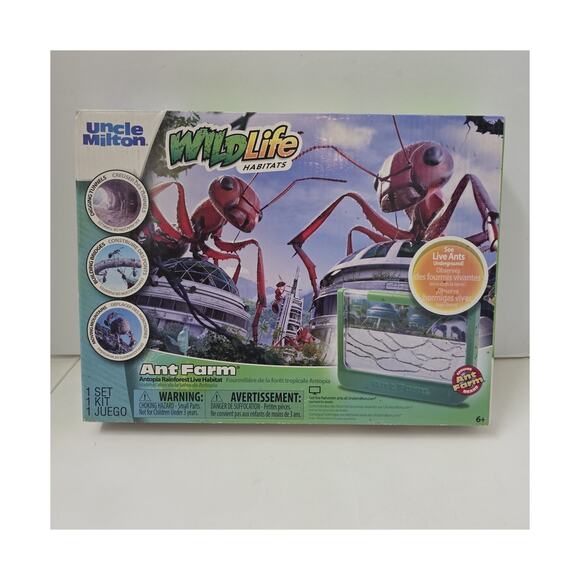 Uncle Milton's Other - Uncle Milton Ant Farm Antopia Rainforest Ant Habitat - Observe Live Ants - STEM